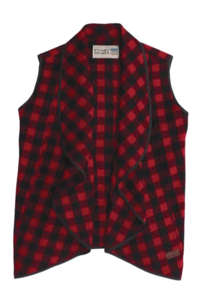 Waterfall Vest - Red/black - FINAL SALE - Vest