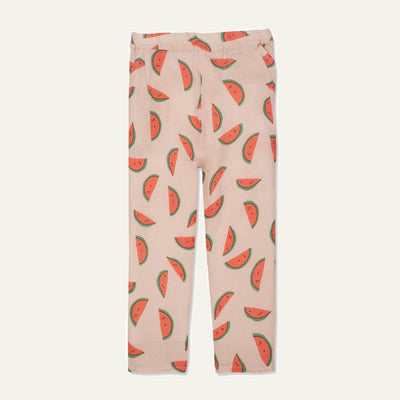 Watermelon Slices Linen Kid Pants - Misty Rose - Pants