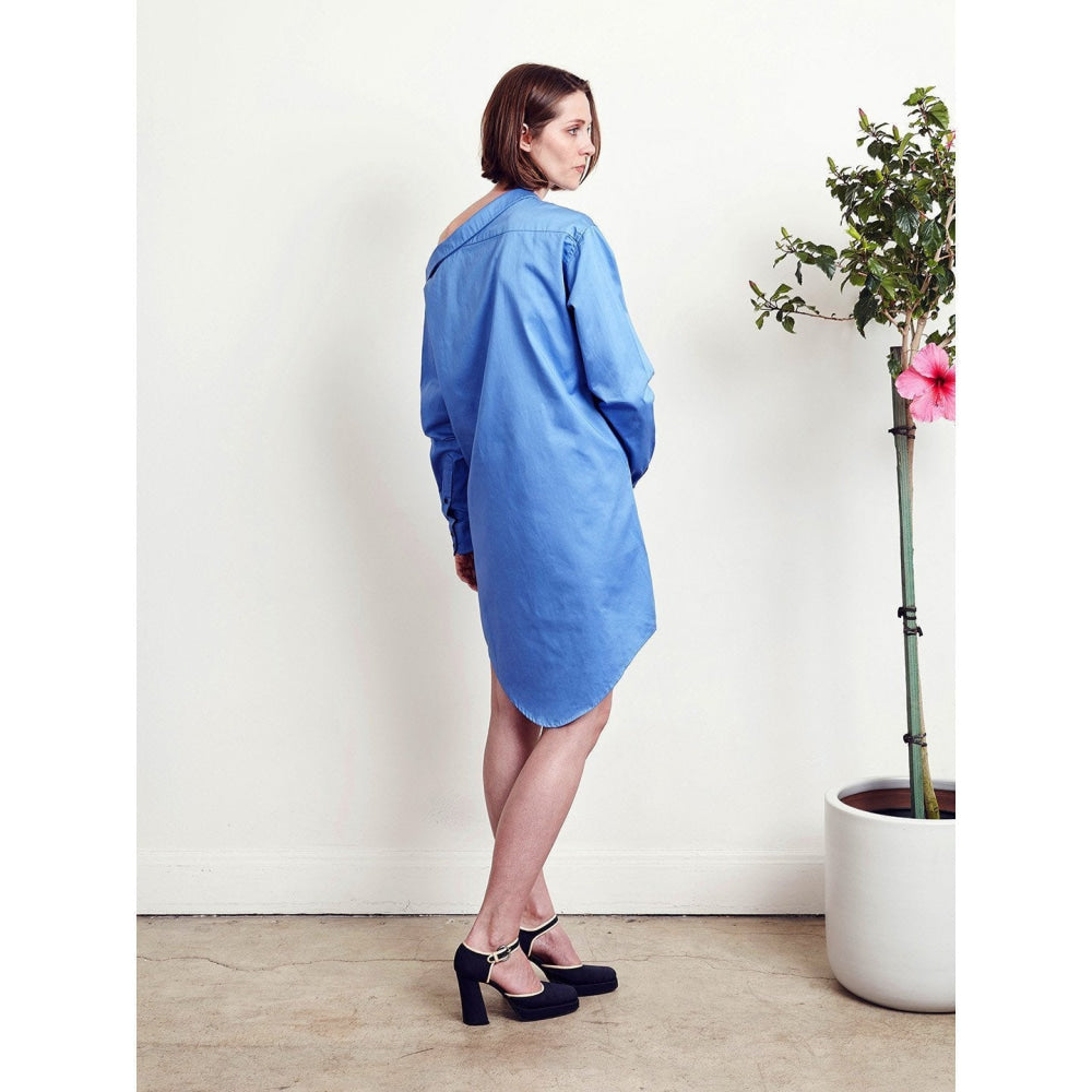 Waverly Shirt Dress - Ultramarine - Dresses