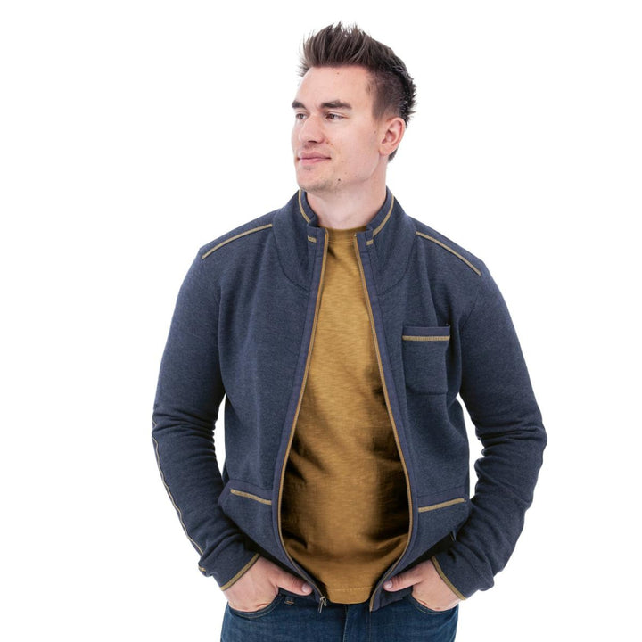 Waylen Fleece Zip Jacket - Black Iris - LRG - jacket - baby