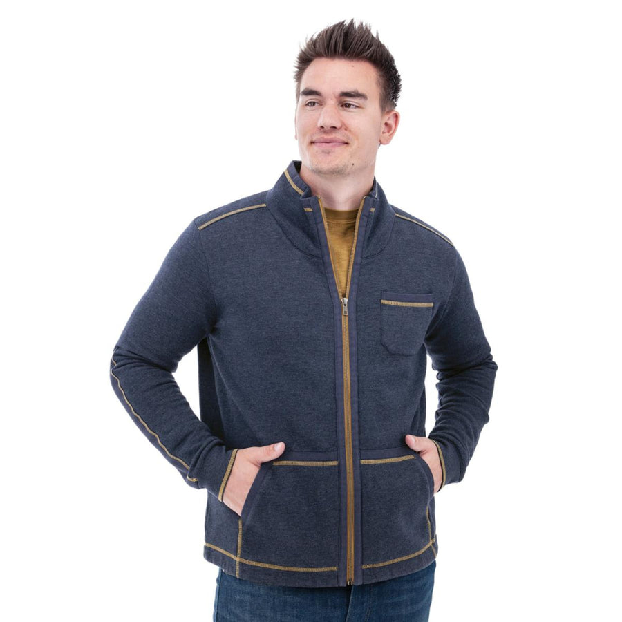 Waylen Fleece Zip Jacket - Black Iris - LRG - jacket - baby