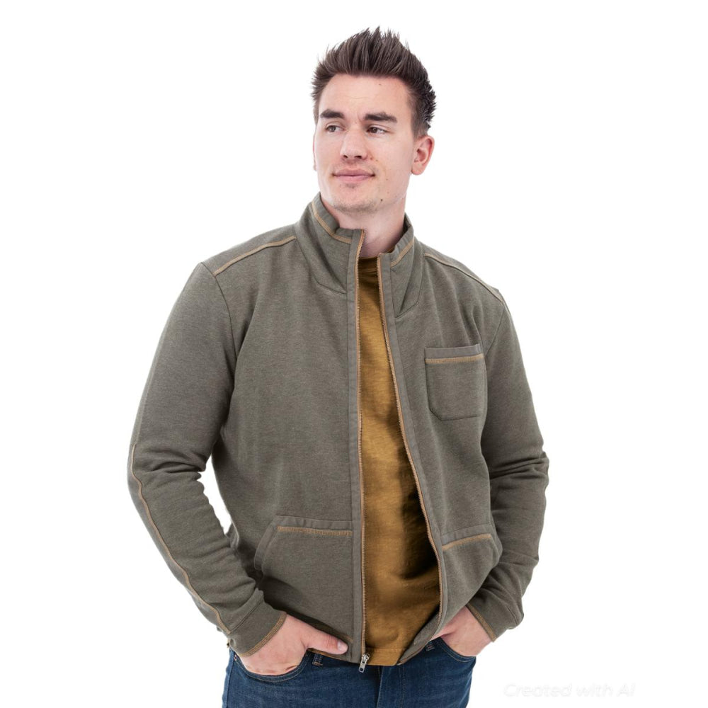 Waylen Fleece Zip Jacket - Gunmetal - Jacket