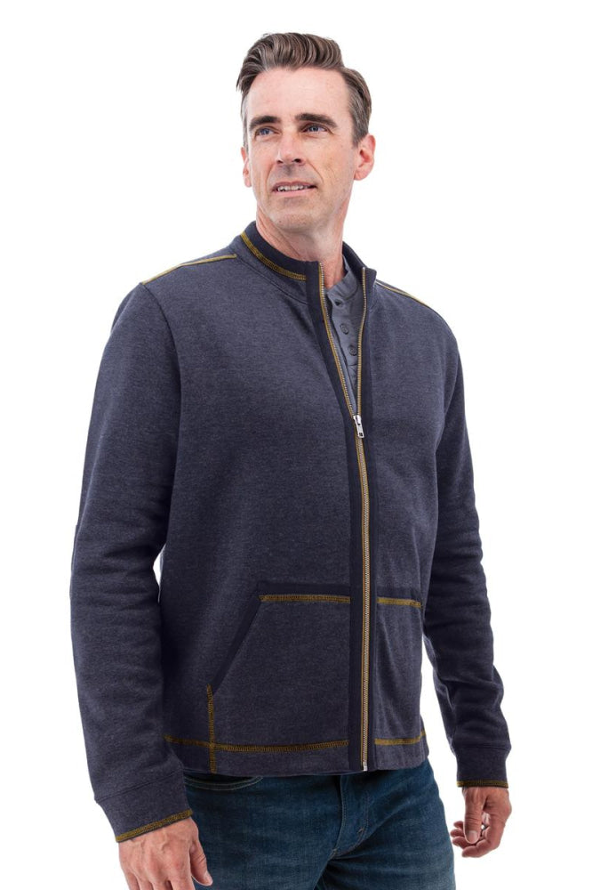 Waylen Organic Cotton Fleece Jacket - Caviar - XL - Jacket