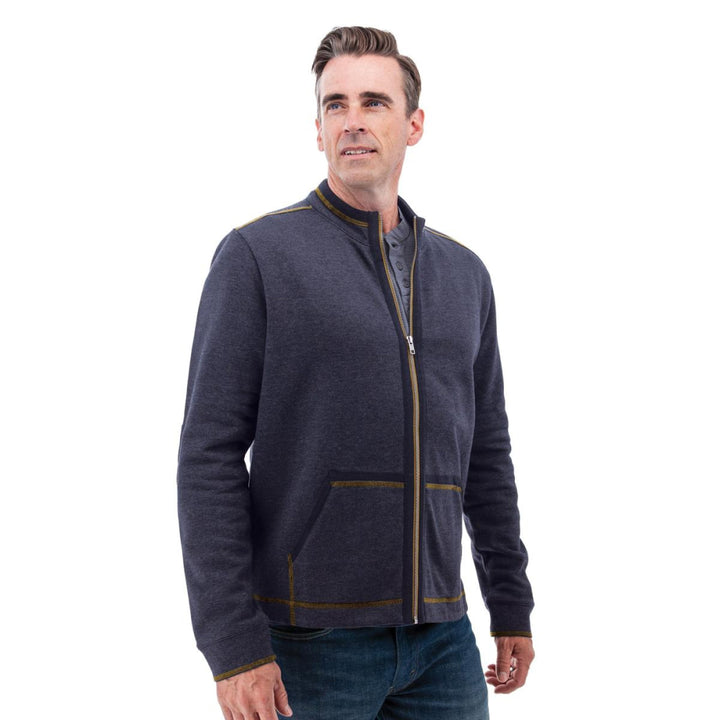 Waylen Organic Cotton Fleece Jacket - Caviar - XL - Jacket