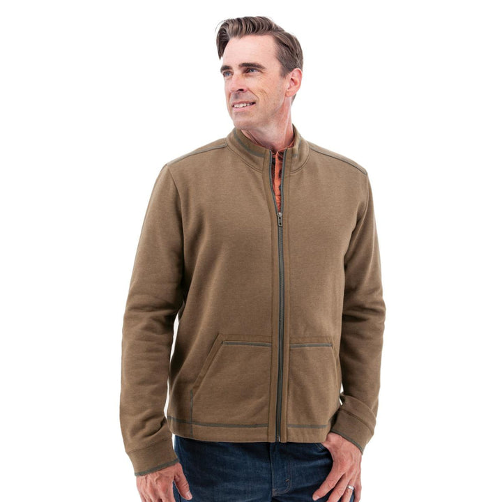 Waylen Organic Cotton Fleece Jacket - Teak - Jacket