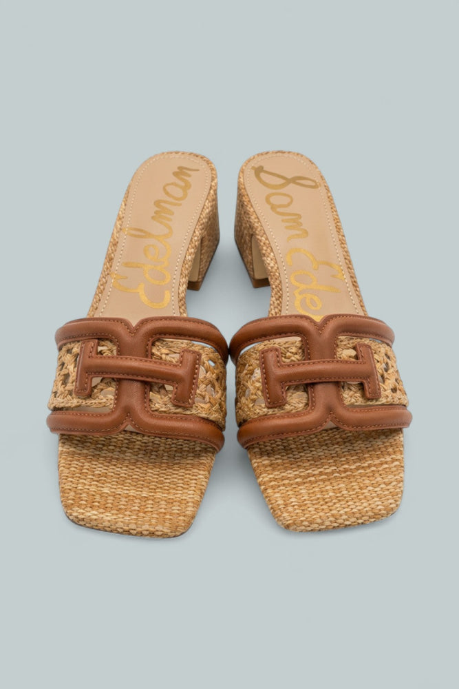 Waylon Weave Sandals - Cognac/Tan - 8 - Sandals