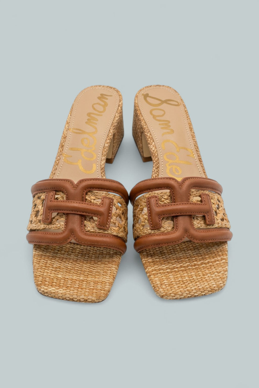 Waylon Weave Sandals - Cognac/Tan - 8 - Sandals