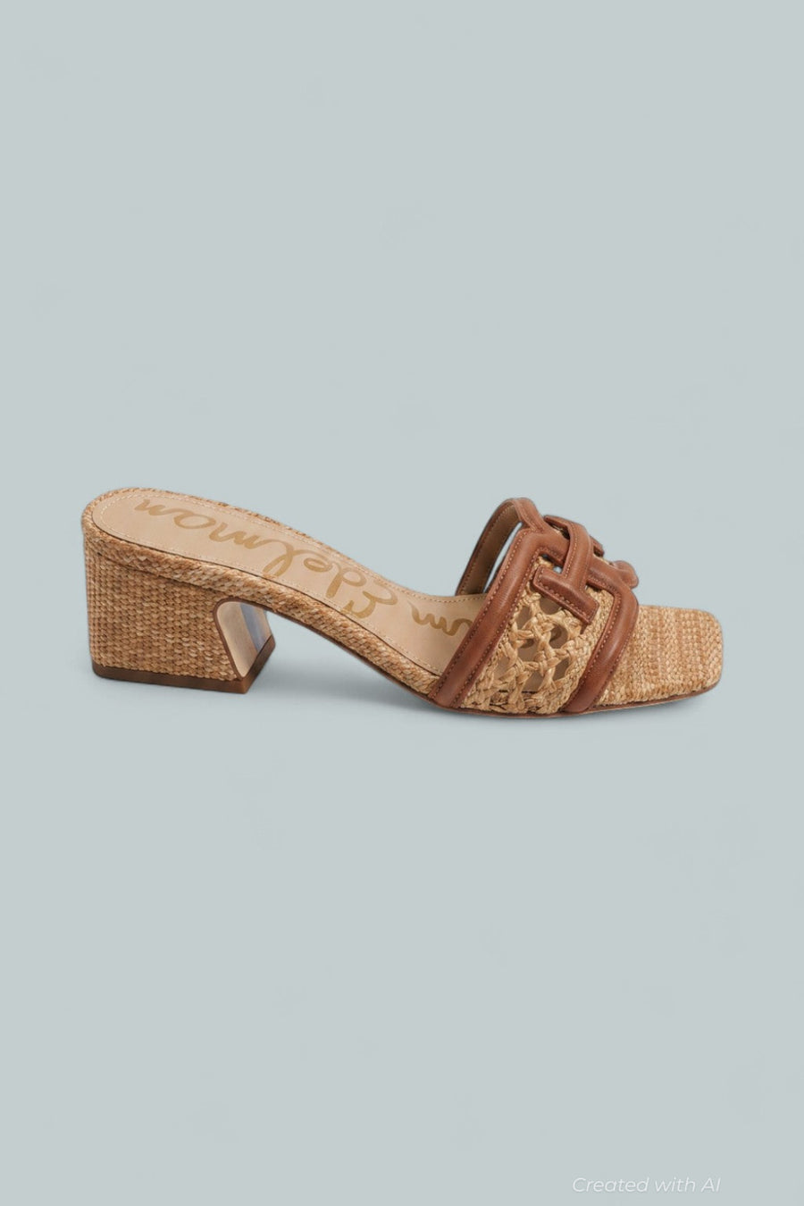 Waylon Weave Sandals - Cognac/Tan - 8 - Sandals