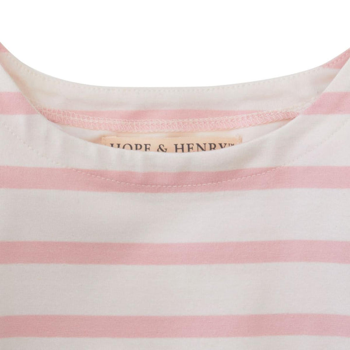 Baby Lightweight Blocked Skater Dress - Light Pink