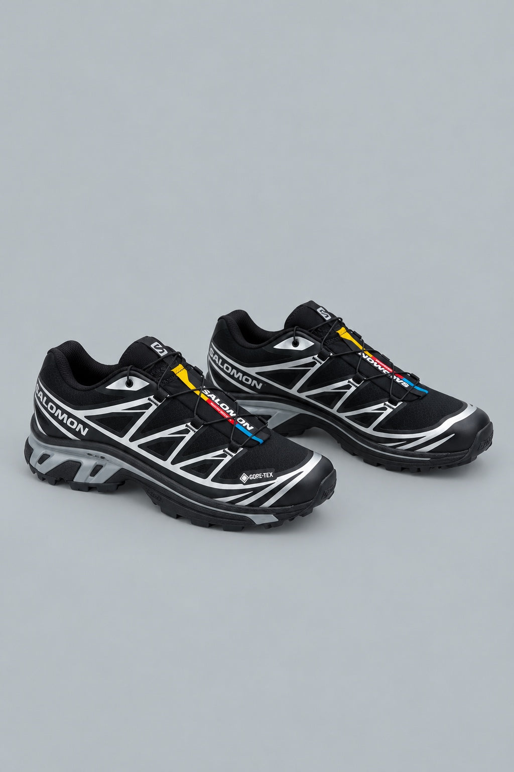 Xt-6 Gortex Black Silver Unisex Hiking - Black/Silver