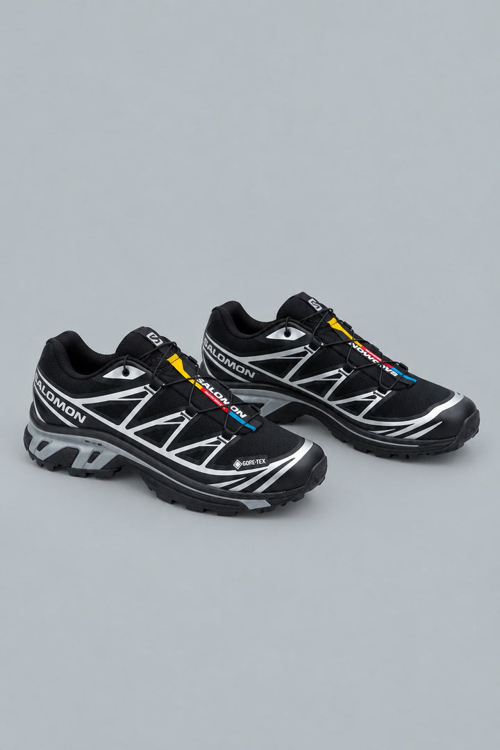 Xt-6 Gortex Black Silver Unisex Hiking - Black/Silver