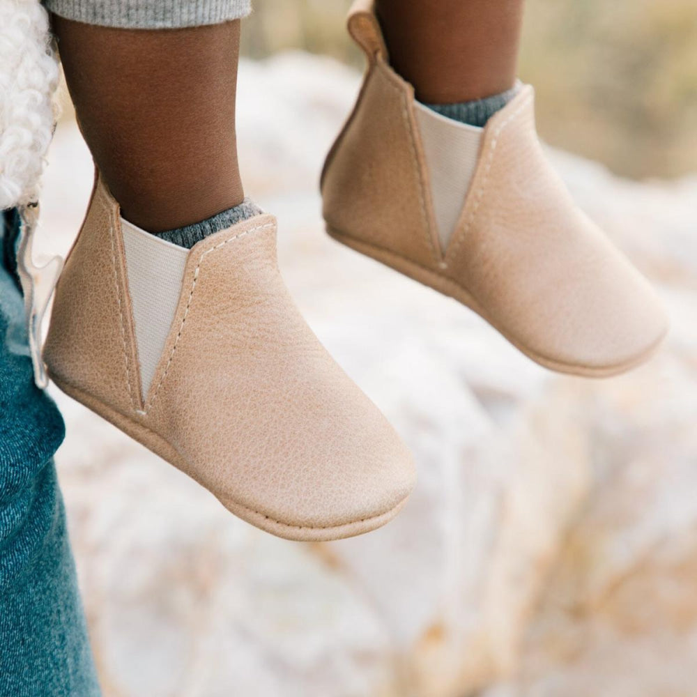 Weathered Brown Chelsea Boot Baby Shoe - ’Boots - Baby Kids Teen Adult’
