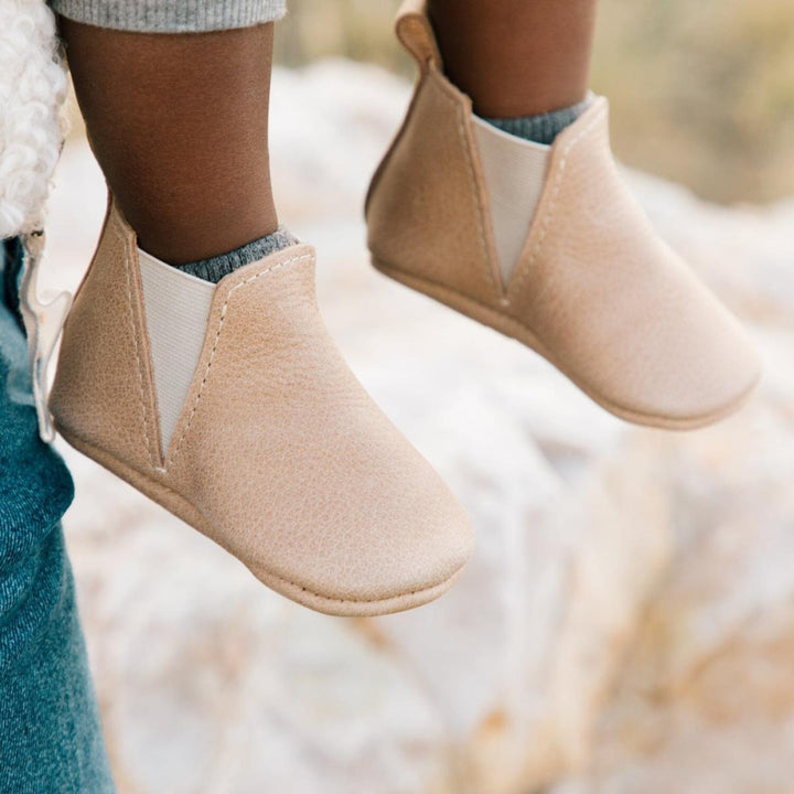 Weathered Brown Chelsea Boot Baby Shoe - ’Boots - Baby Kids Teen Adult’
