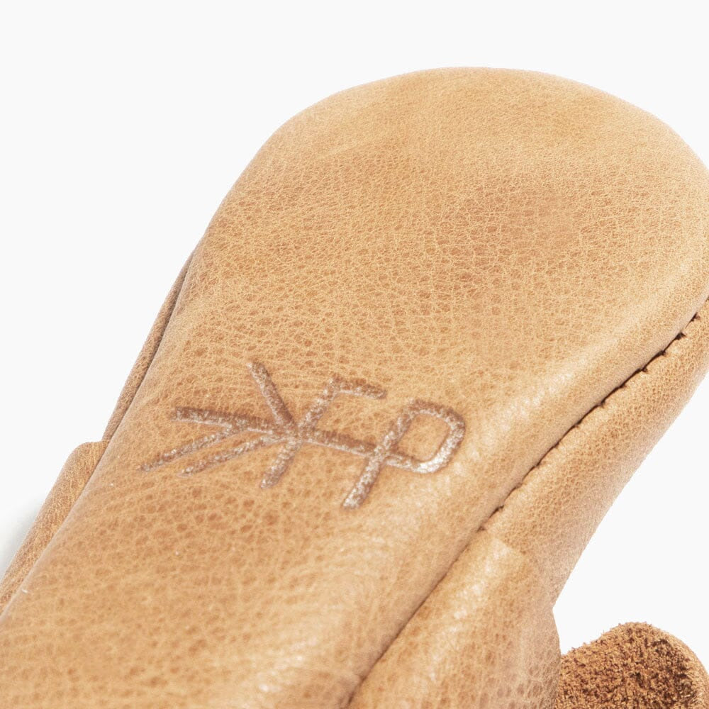Weathered Brown Knotted Bow Baby Shoe - ’Flats - Baby Kids Adult All’