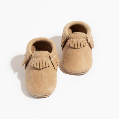 Weathered Brown Moccasin Baby Shoe - ’Moccasin - Kids Adult’