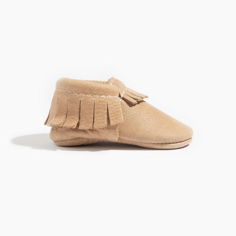 Weathered Brown Moccasin Baby Shoe - ’Moccasin - Kids Adult’