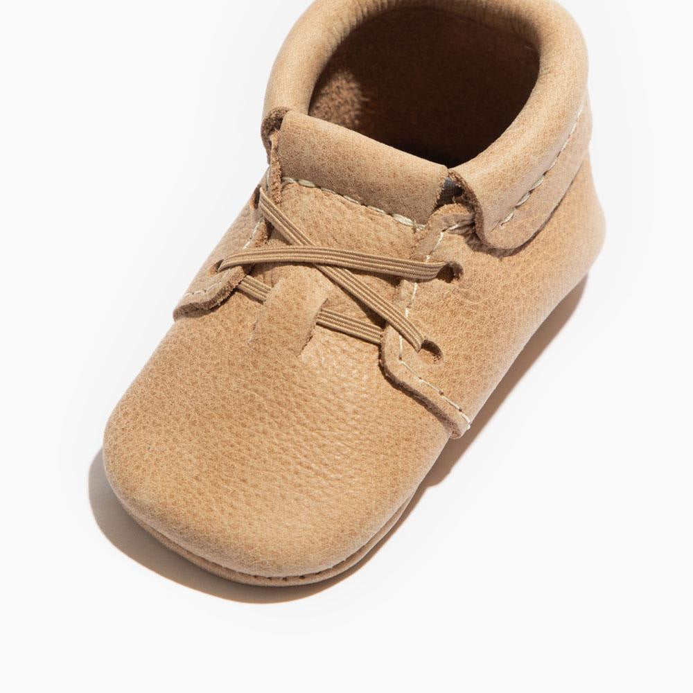Weathered Brown Oxford Baby Shoe - ’Bootie - Baby Kids Adult’