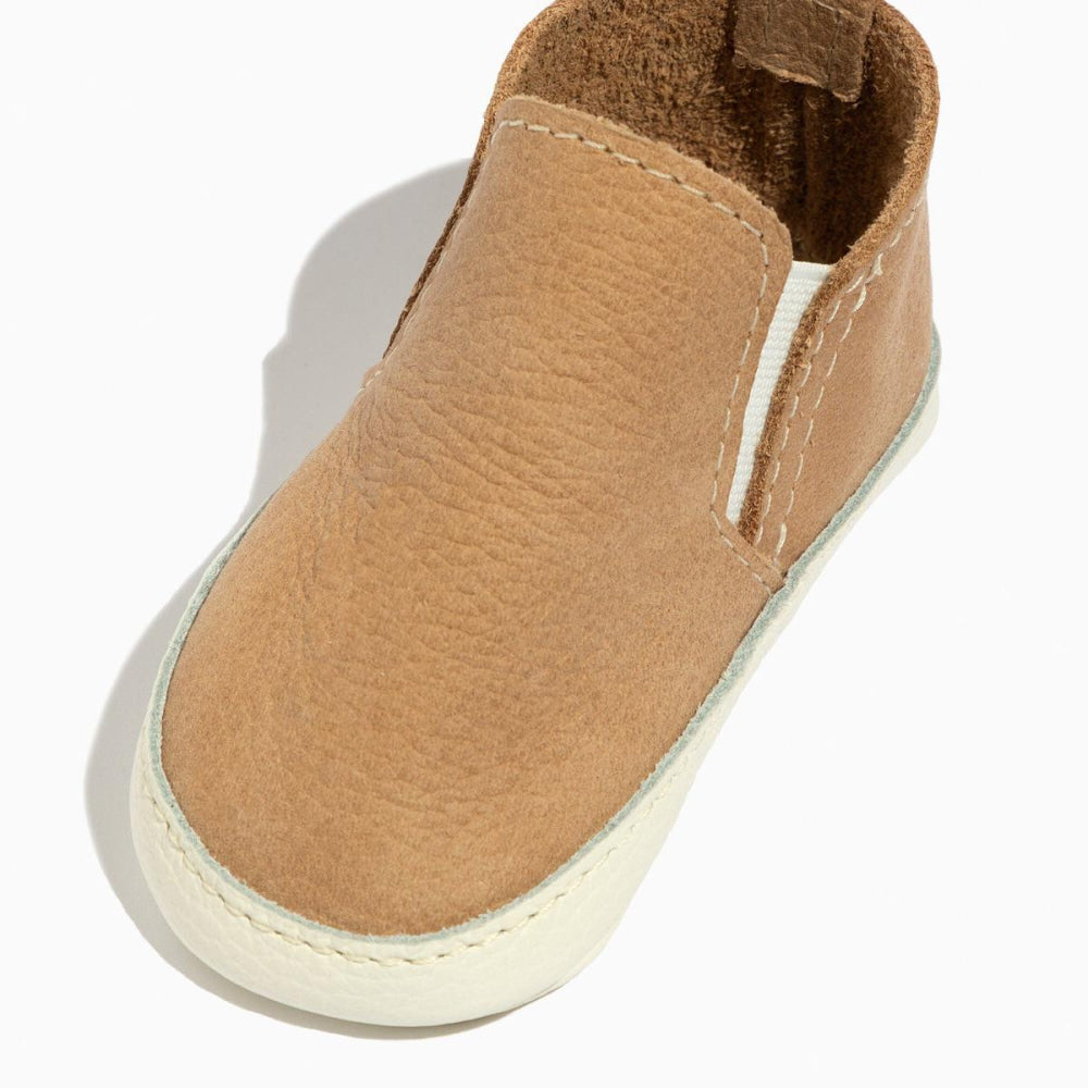 Weathered Brown Slip On Baby Shoe - ’Slip-On - Baby Kids Teen Adult’