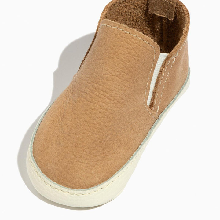 Weathered Brown Slip On Baby Shoe - ’Slip-On - Baby Kids Teen Adult’