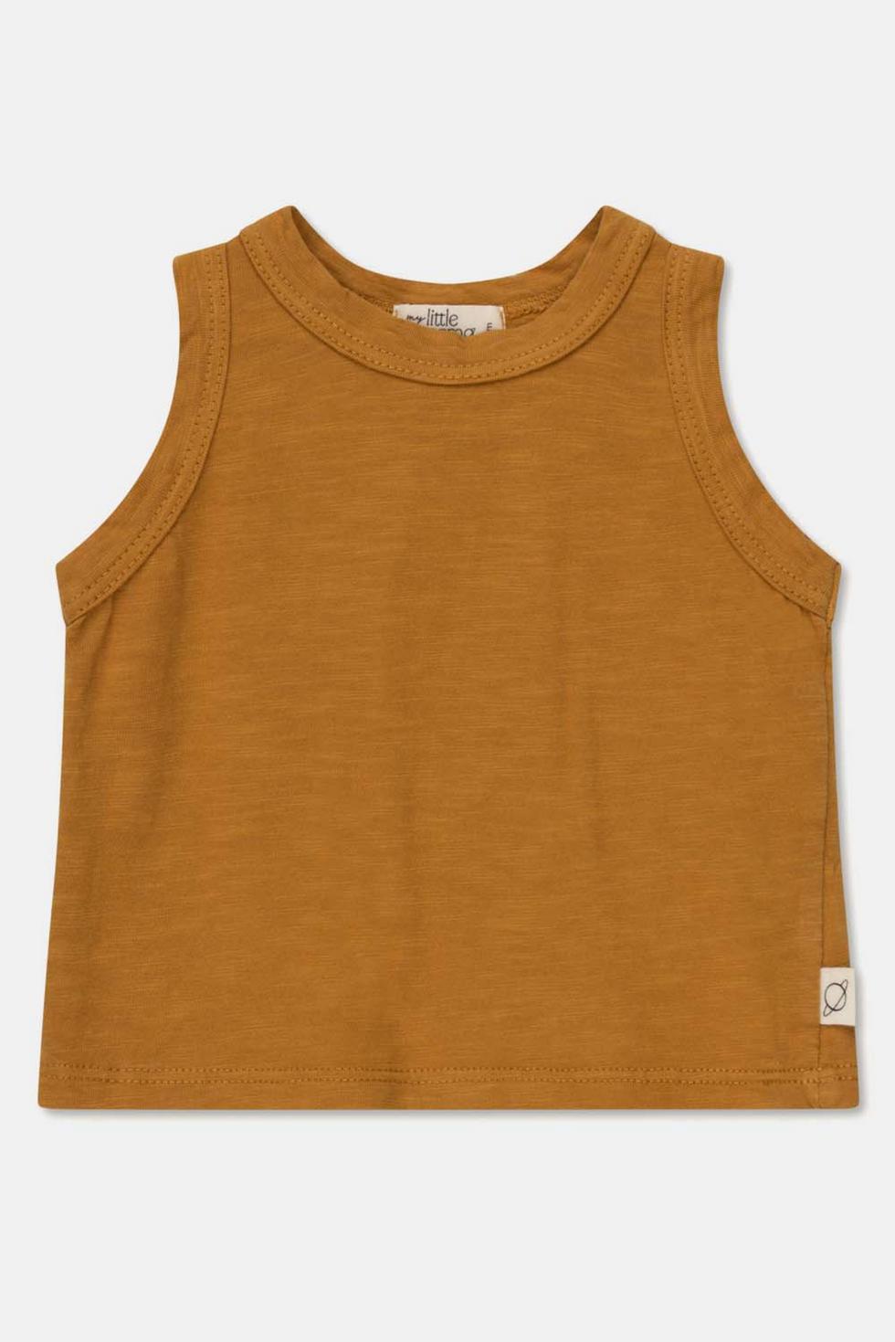 Slub baby tank t-shirt - Oil