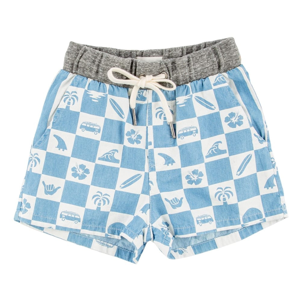 Wes Shorts Point Break Checkerboard - Point Break - Shorts