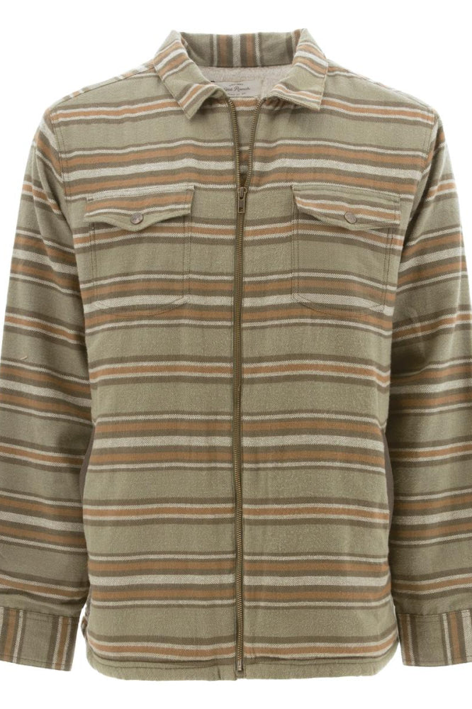 Wesley Sherpa Lined Jacket - Olive - Jacket