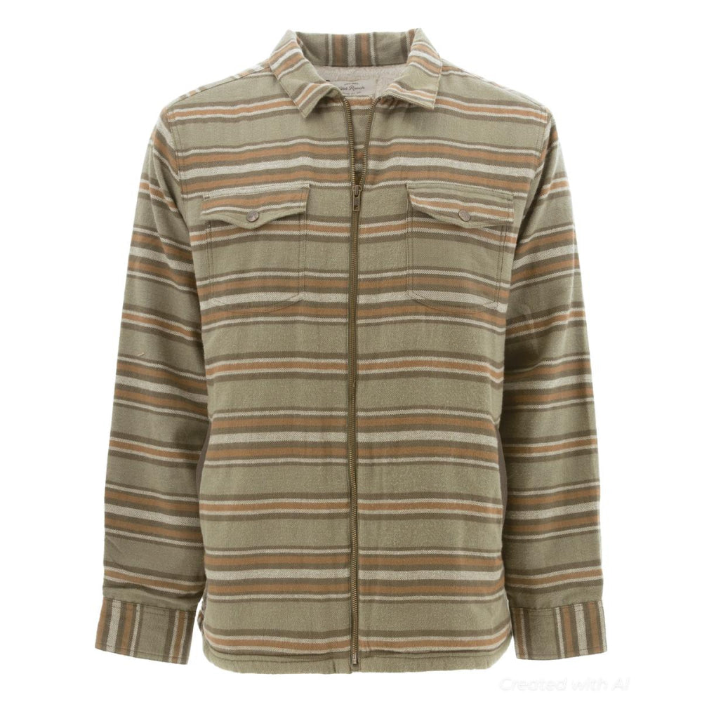 Wesley Sherpa Lined Jacket - Olive - Jacket