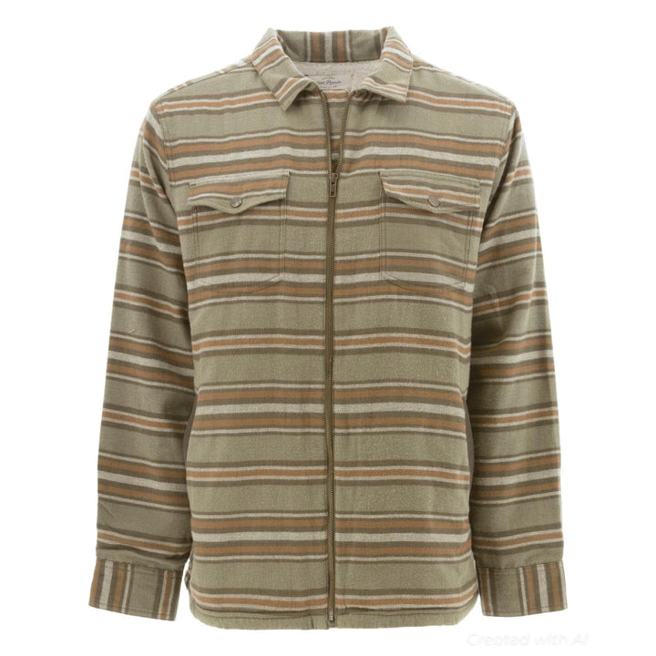 Wesley Sherpa Lined Jacket - Olive - Jacket