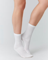 Billy Bamboo Socks - White