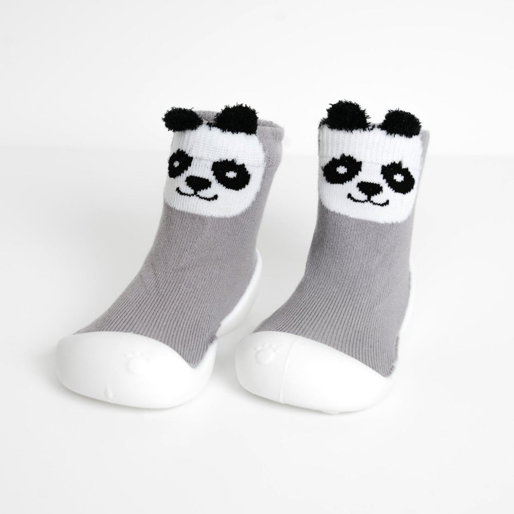 White Sole SlipKix™ - Panda - Shoes