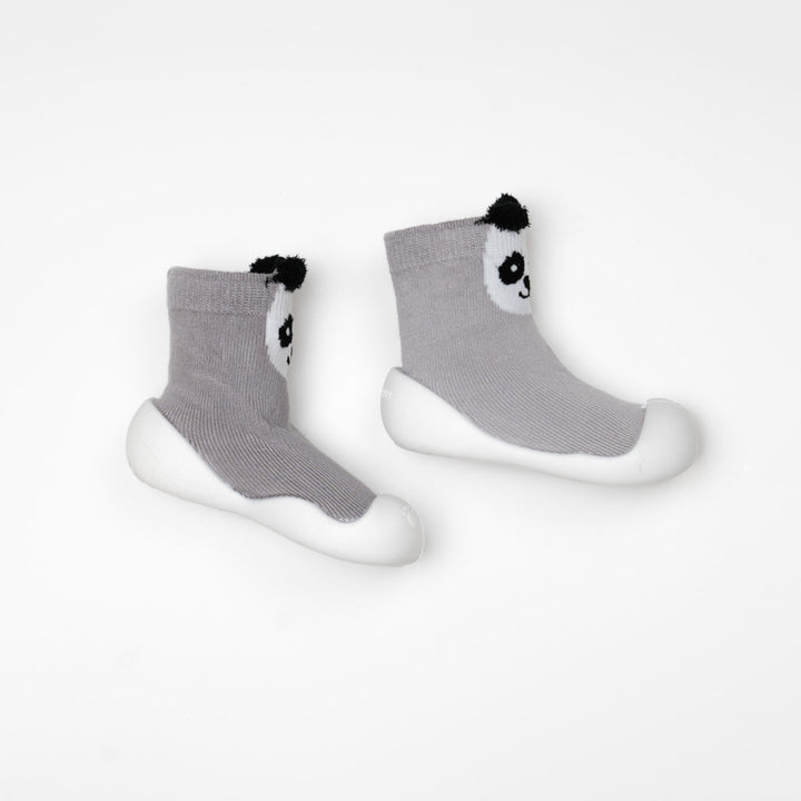 White Sole SlipKix™ - Panda - Shoes