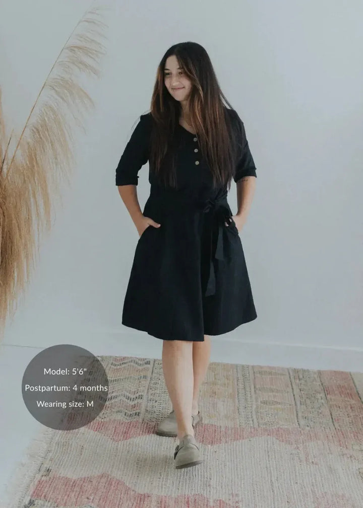 Willow Transitional Dress - Ebony - Dresses