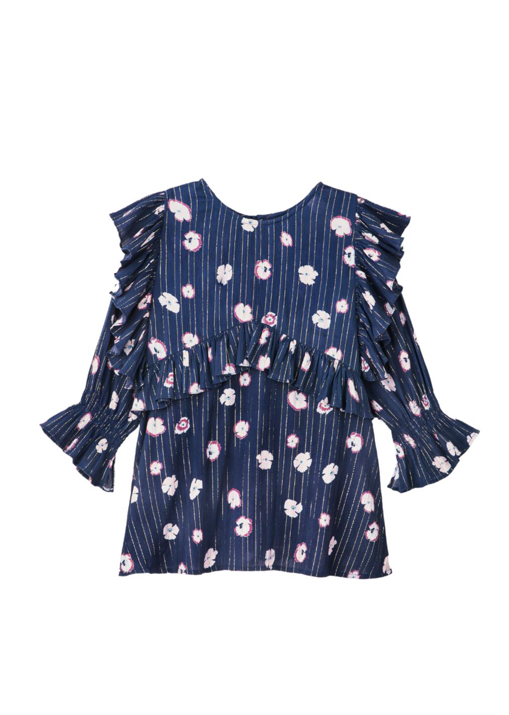 Sybil Top - Pansy Shimmer