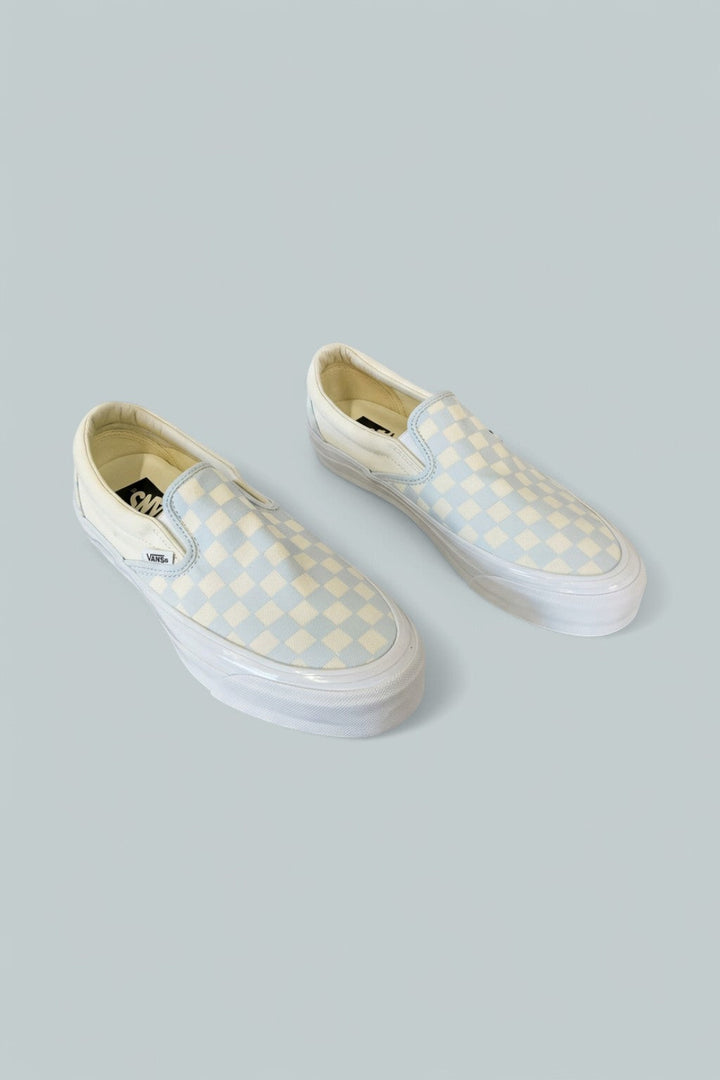 Women's Lx Classic Slip On Sneakers - Checkerboard Ice Metallic