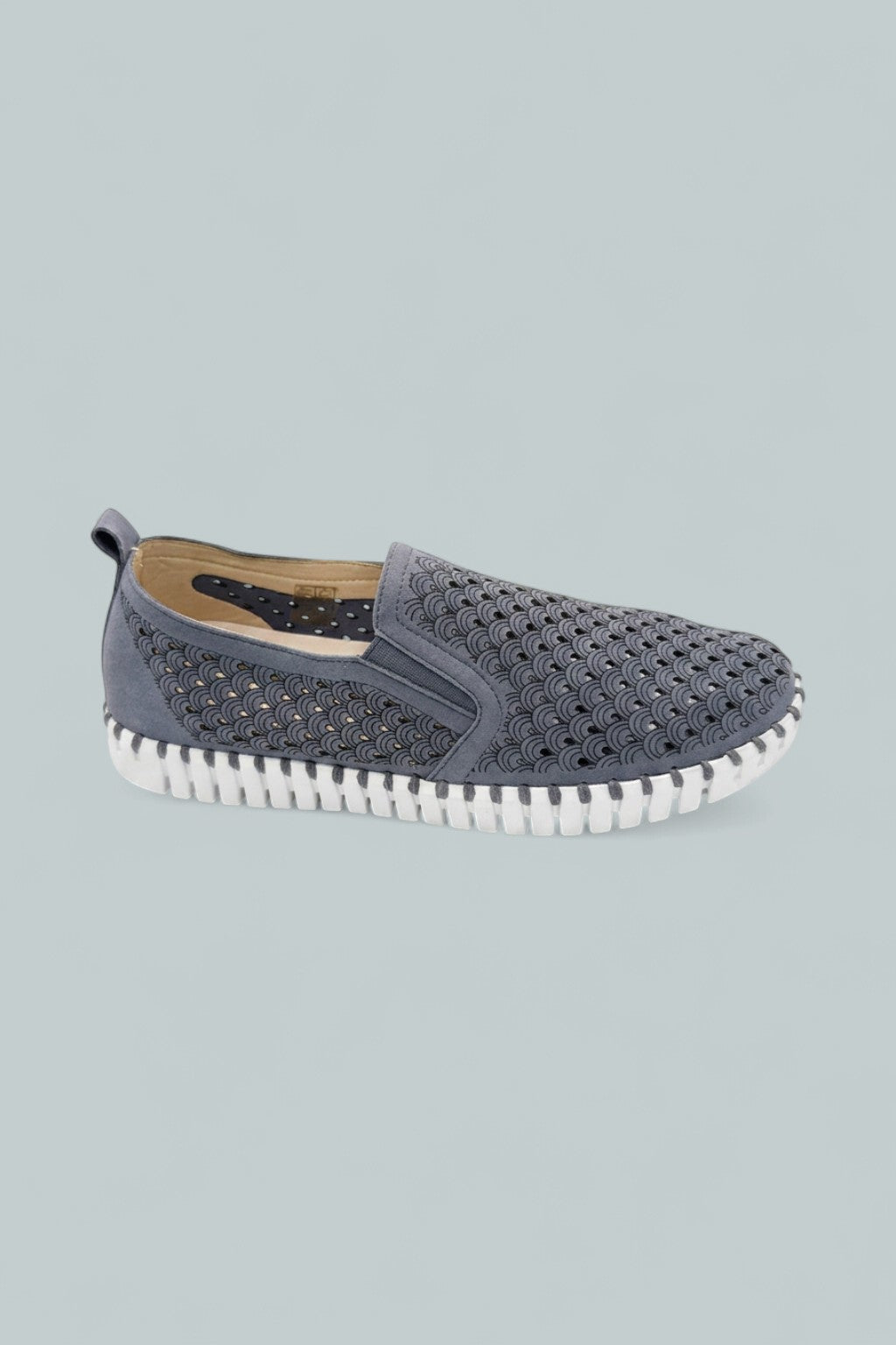 Women's Tulip 140 Slip On Sneakers - Grey Blue