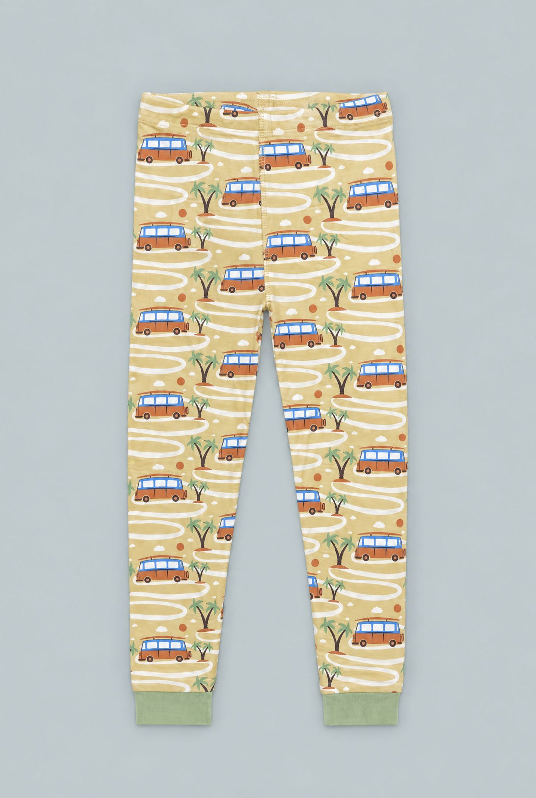 Big Kid Pajama Short Sleeve - Surf Van