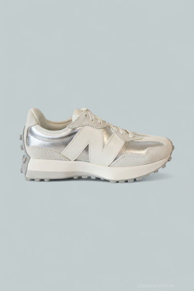 Women’s 327 Silver Metallic Sneakers - Silver - 7.5 - Sneaker