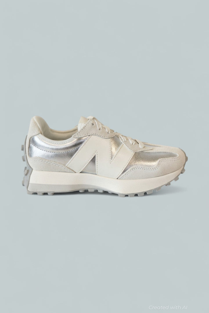 Women’s 327 Silver Metallic Sneakers - Silver - 7.5 - Sneaker