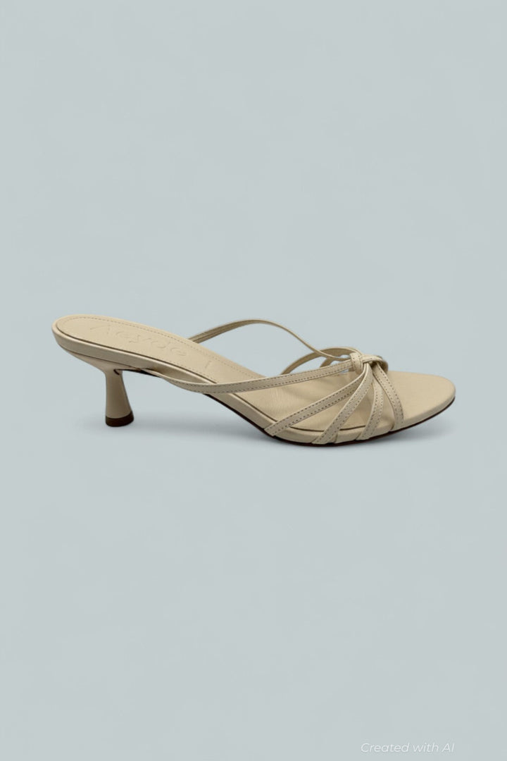 Women’s Abby Leather Sandals - Creamy - 9.5 US / 39.5 EU - Sandals