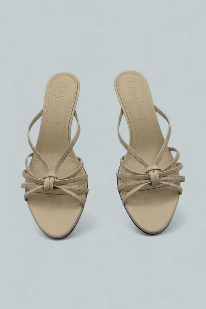 Women’s Abby Leather Sandals - Creamy - 9.5 US / 39.5 EU - Sandals