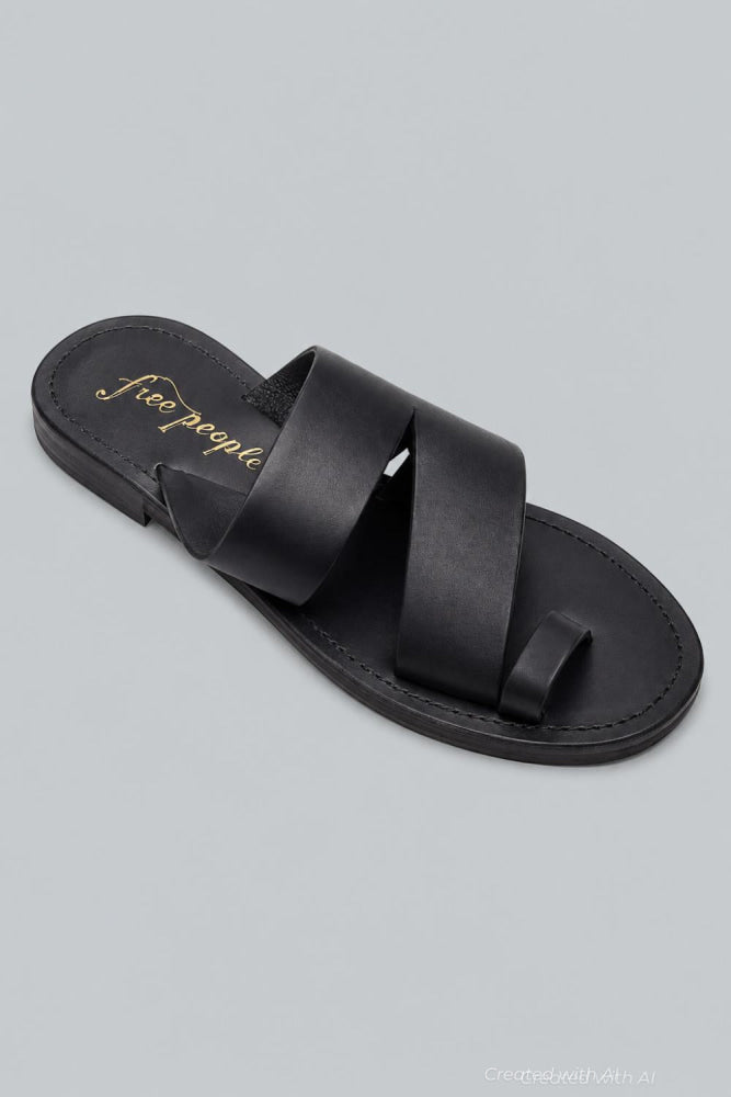 Women’s Abilene Toe Loop Sandals - Washed Black - Sandal