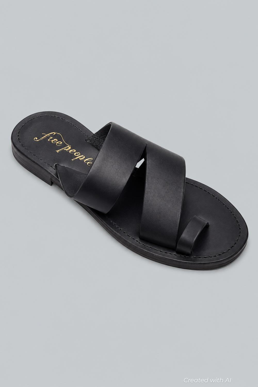 Women’s Abilene Toe Loop Sandals - Washed Black - Sandal