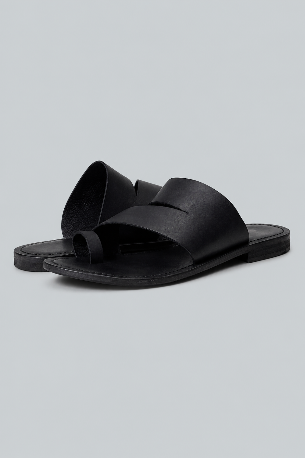 Women’s Abilene Toe Loop Sandals - Washed Black - Sandal