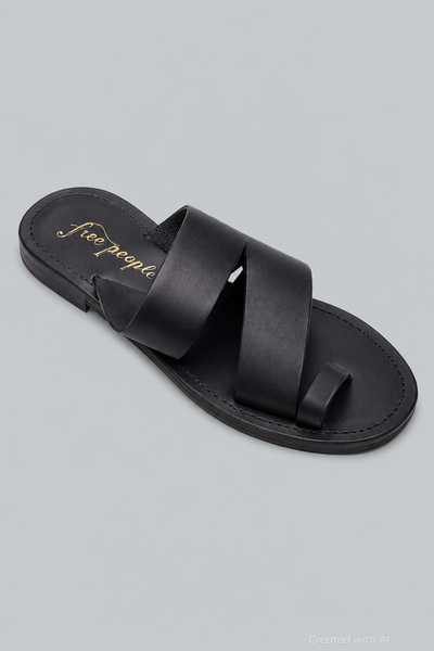 Women’s Abilene Toe Loop Sandals - Washed Black - Sandal