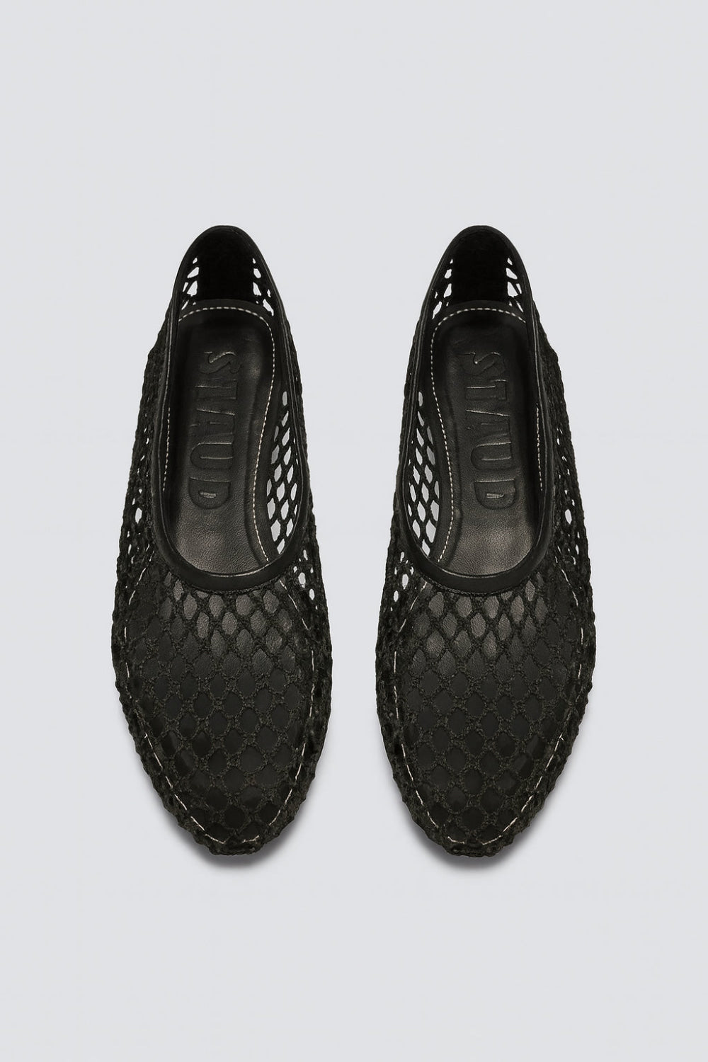 Women’s Alba Net Ballet Flats - Black Netting - 7.5 US / 37.5 EU - Flats