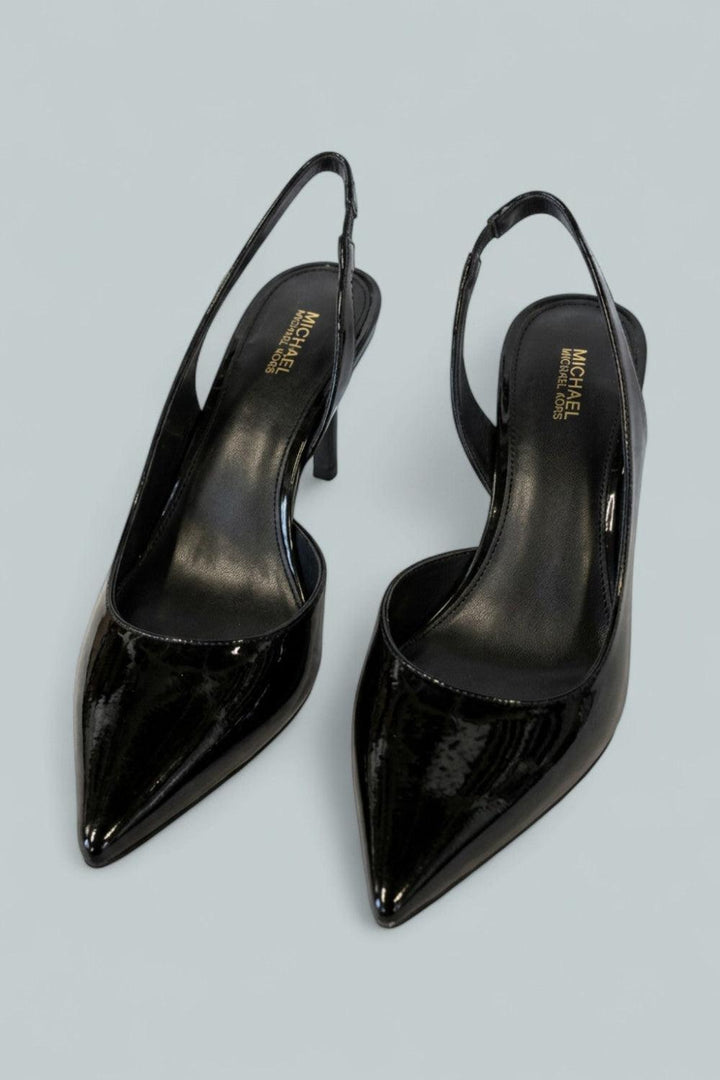 Women’s Alina Pointed Toe High Heel Slingback Pumps - Black - 8 - Slingback