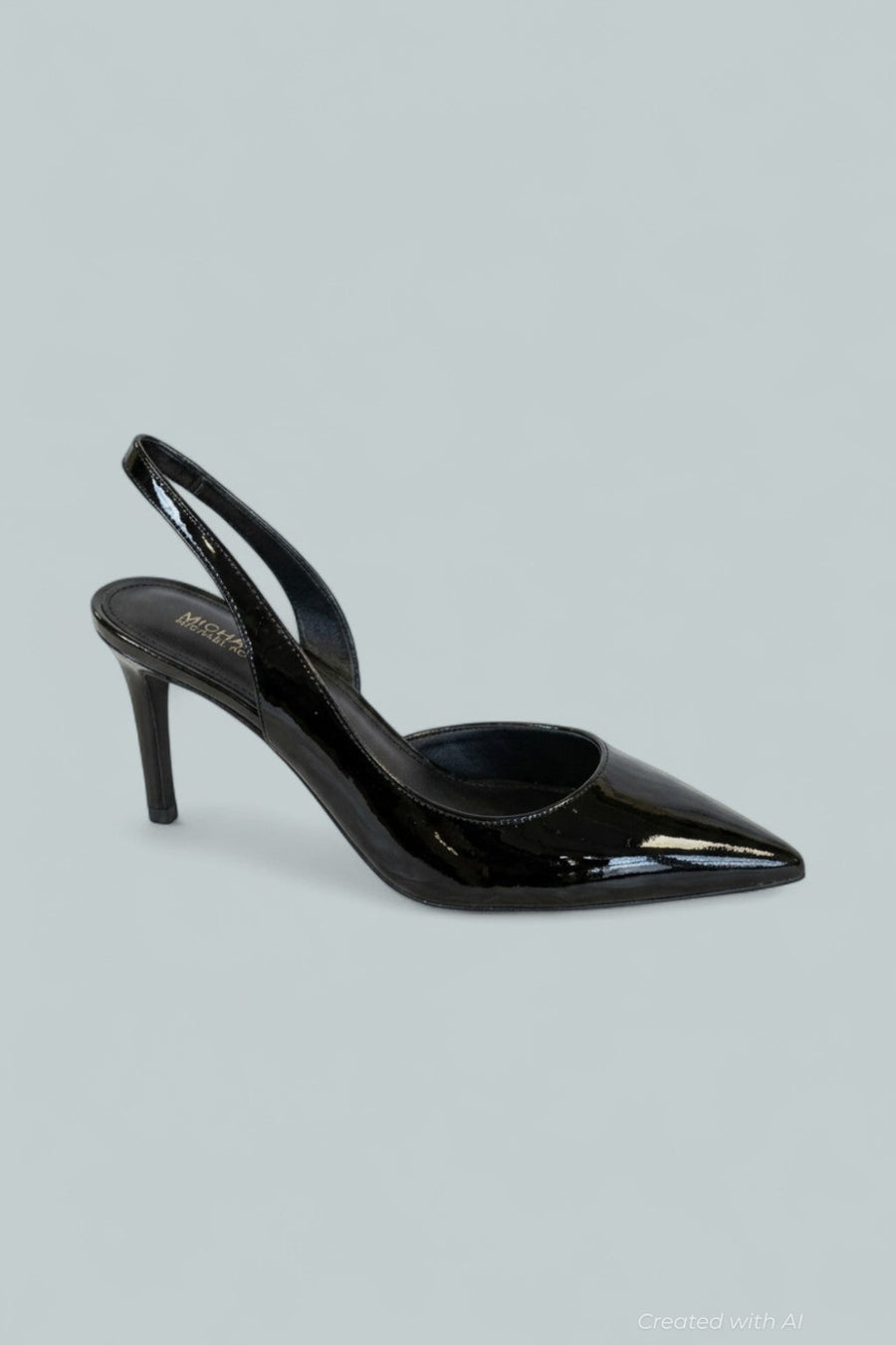 Women’s Alina Pointed Toe High Heel Slingback Pumps - Black - 8 - Slingback