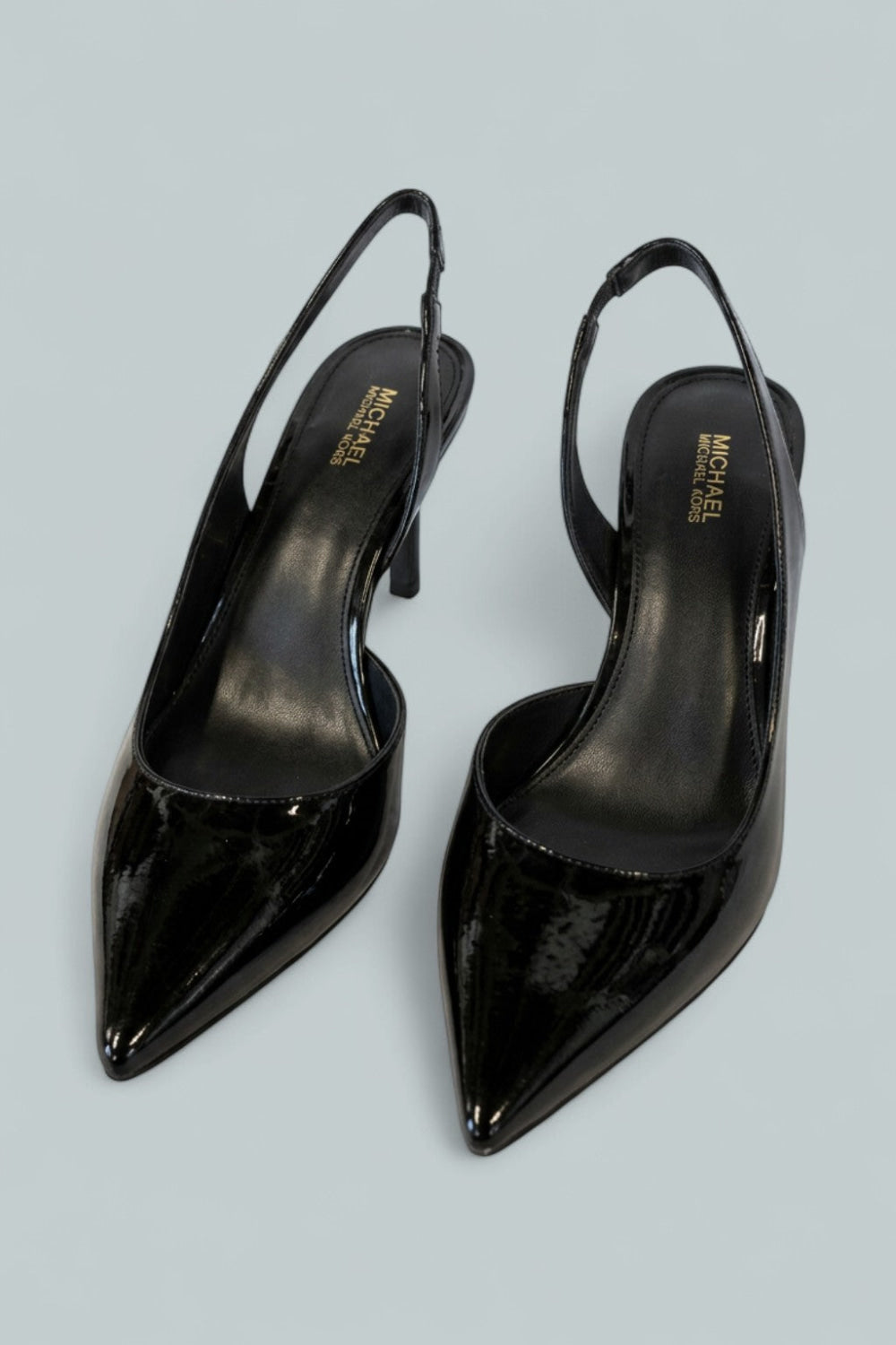 Women’s Alina Pointed Toe High Heel Slingback Pumps - Black - 8 - Slingback