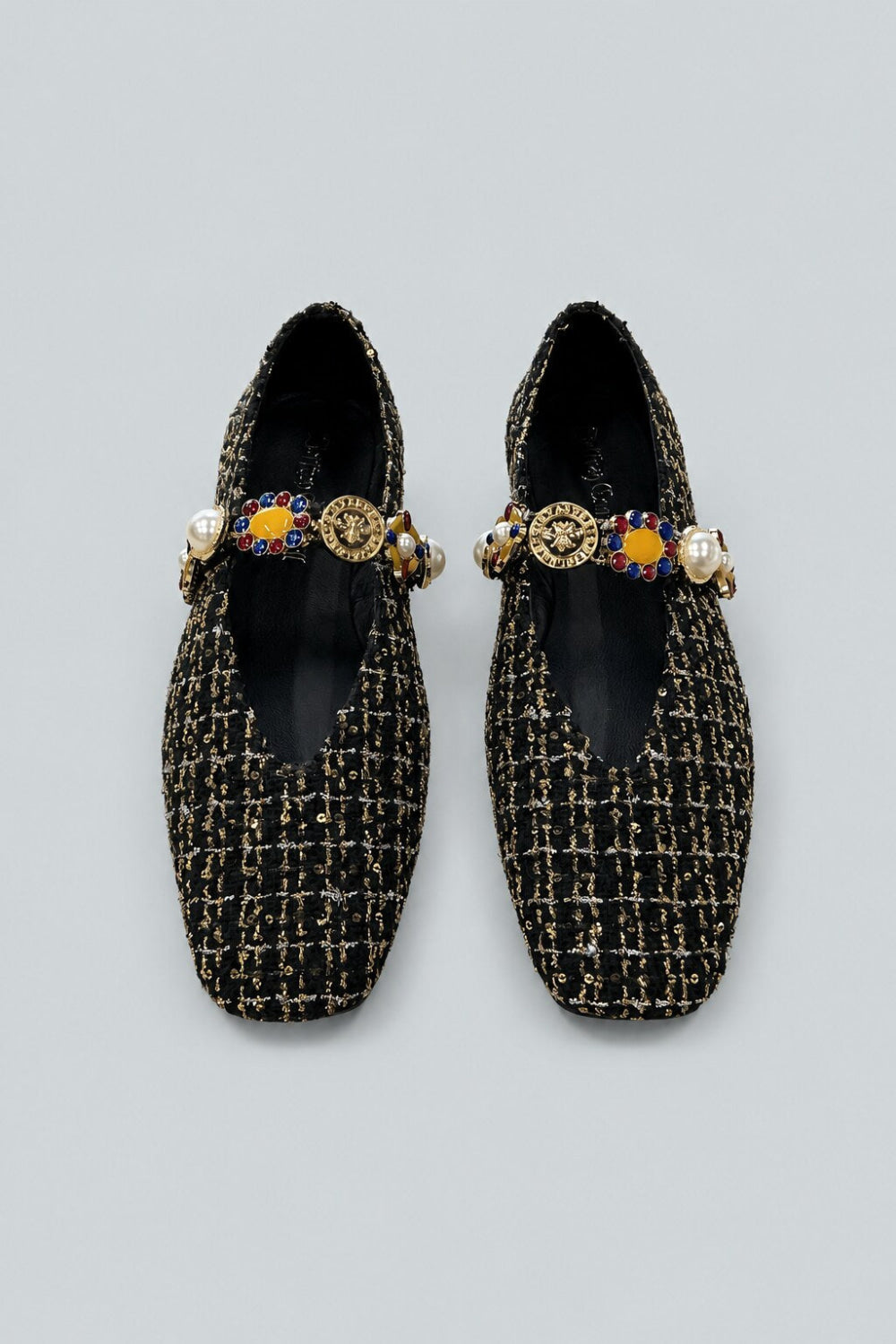 Women’s Amarissa 2 Embellished Flats - Black/Gold - 7.5 - Flats