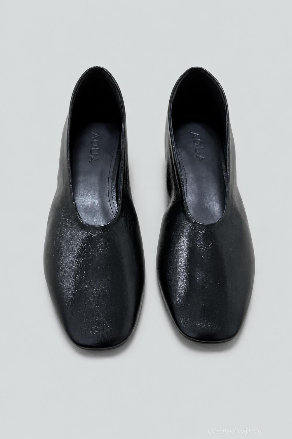 Women’s Amira Flats Exclusive - Black Leather - 6.5 - Flats